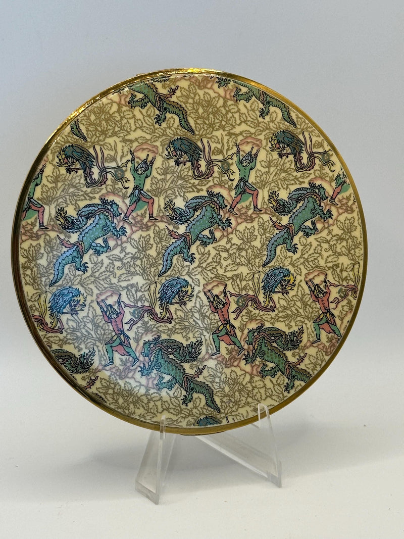 Vintage Vogue Vanities Persian Design powder compact boxed