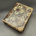 Victorian Embossed Leather Matchbox Holder: Antique Book Design