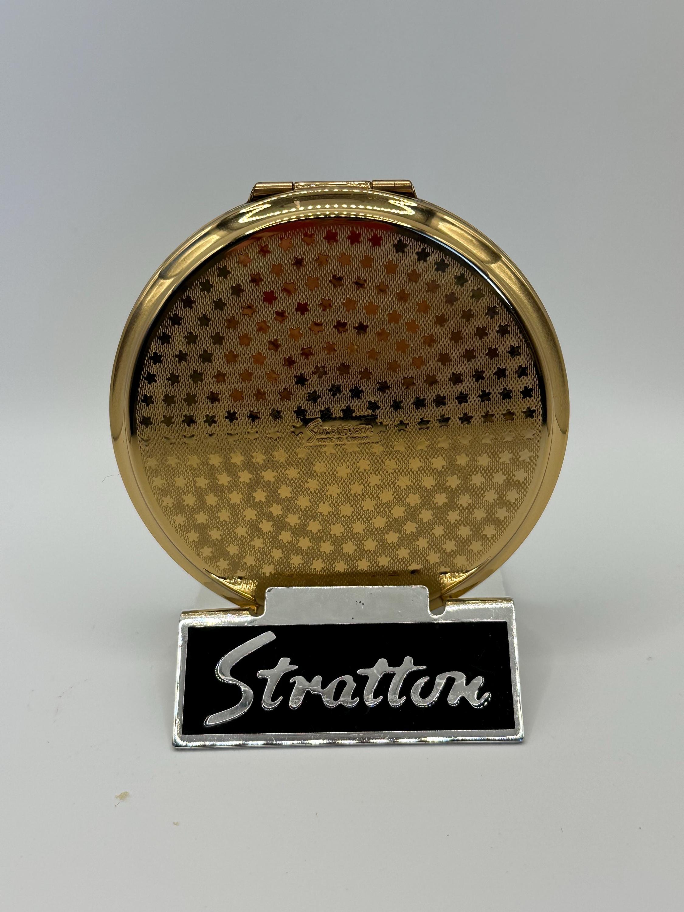 Vintage Liberty of London Stratton Powder Compact: St George Clock, Original Box