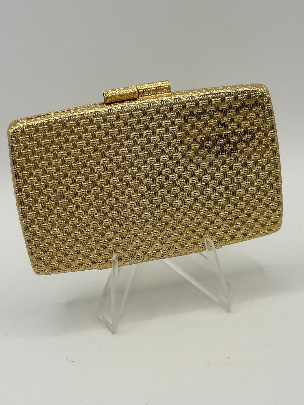 Vintage Lancôme Maquifinish Powder Compact – Gold Tone