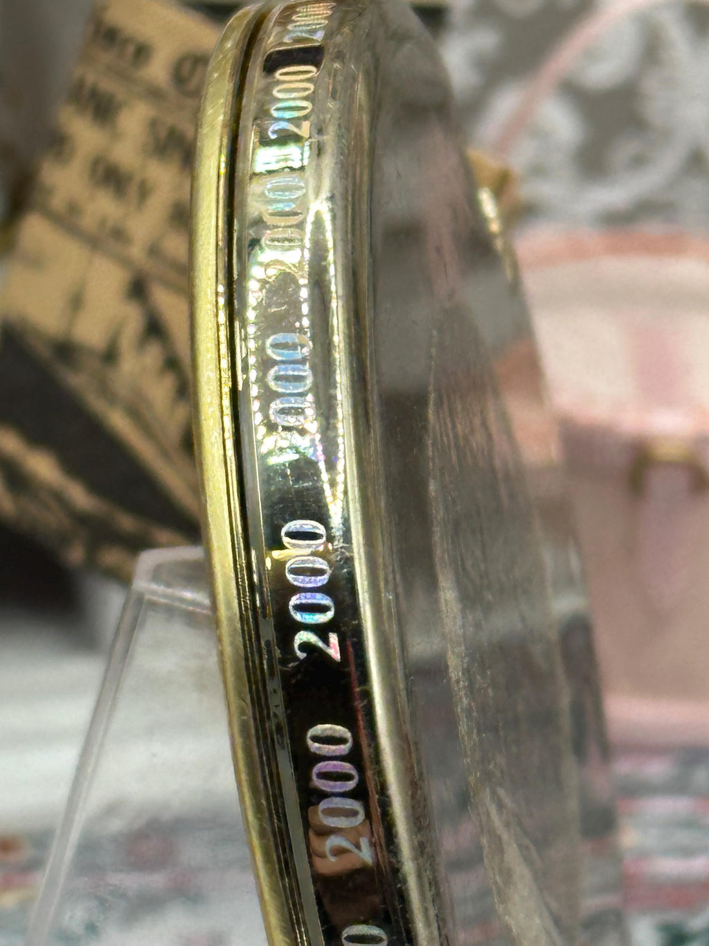 Vintage Guerlain Powder Compact Mirror – Meteorites Éclats de Nacre Millennium 2000 Limited Edition Collectible