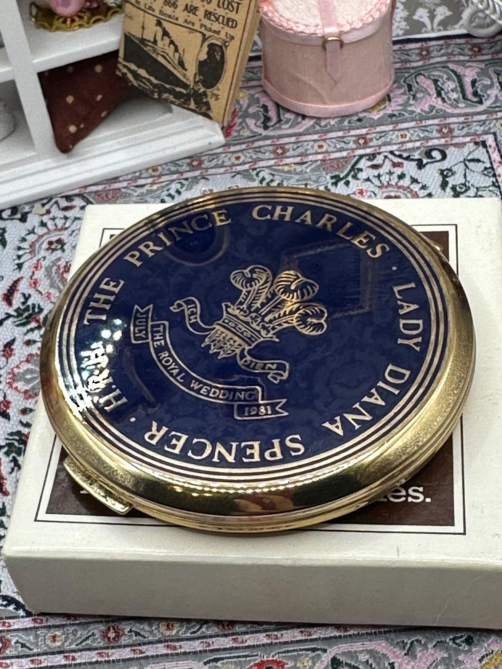 Vintage Unused Boxed Stratton Royal Wedding Powder Compact – Charles & Diana (1981)