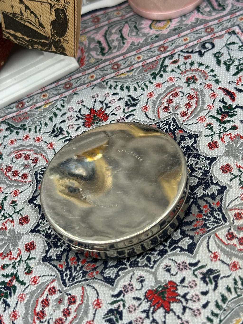 Rare King Edward VIII coronation powder compact 1937 attributed Rachel Original puff Collector’s piece