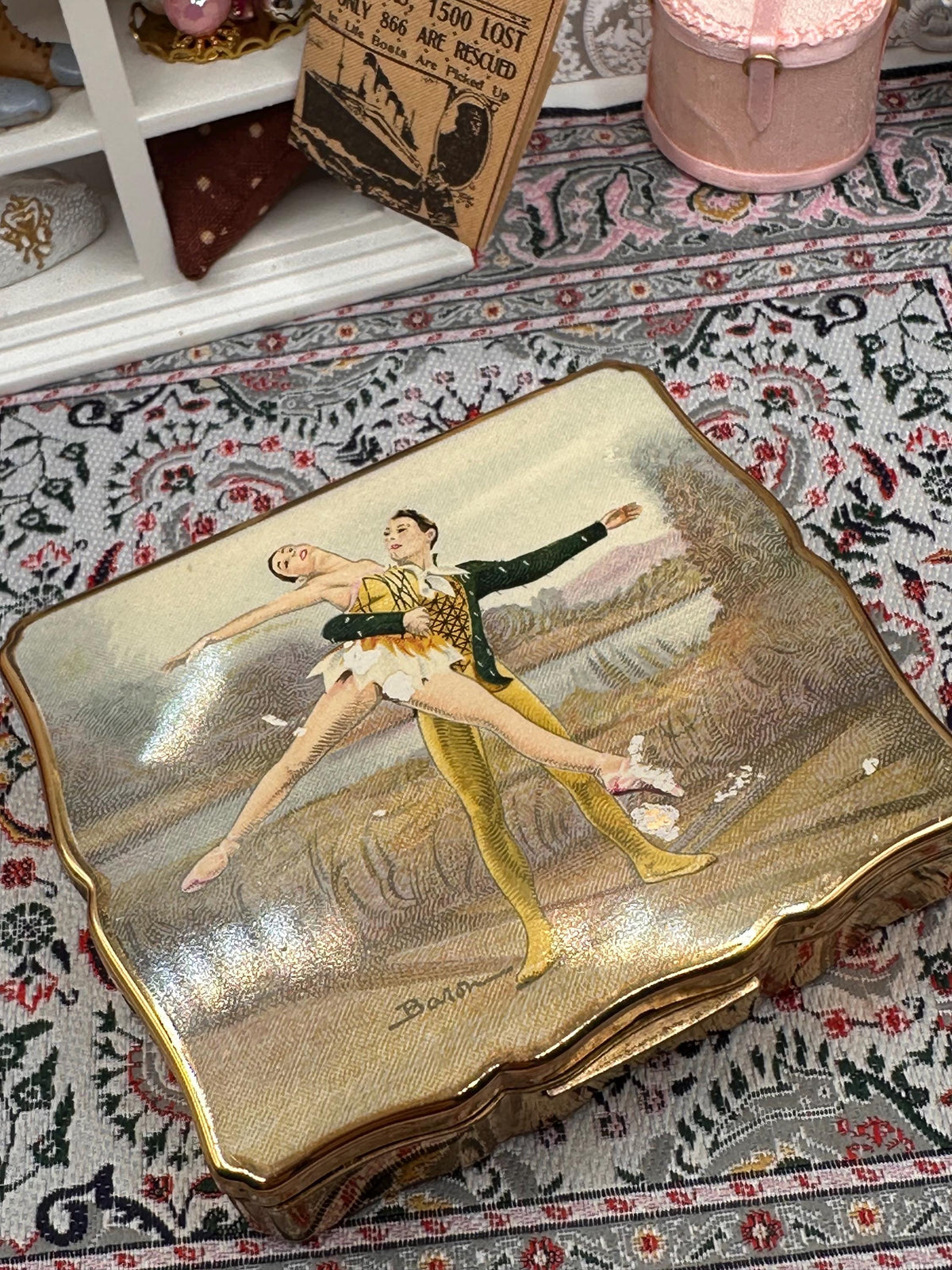 Baron Stratton musical powder compact ballet design Reuge Ste Croix Swedish rhapsody