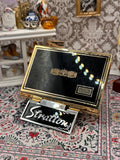 Vintage Stratton Calculator & Business Card Case Gold Tone Working 1970s–1980s