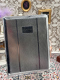 Vintage Kingcraft Cigarette Case – Personalised “Louise” – Engine Turned Silver Tone – 1950s Made in England – 11cm