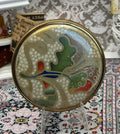 Vintage Coty Powder Compact | Art Deco Style Abstract Lid Design, 6.5 cm