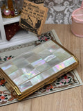 Vintage Melissa Mother of Pearl Musical Compact – Photo Frame & Powder Compact