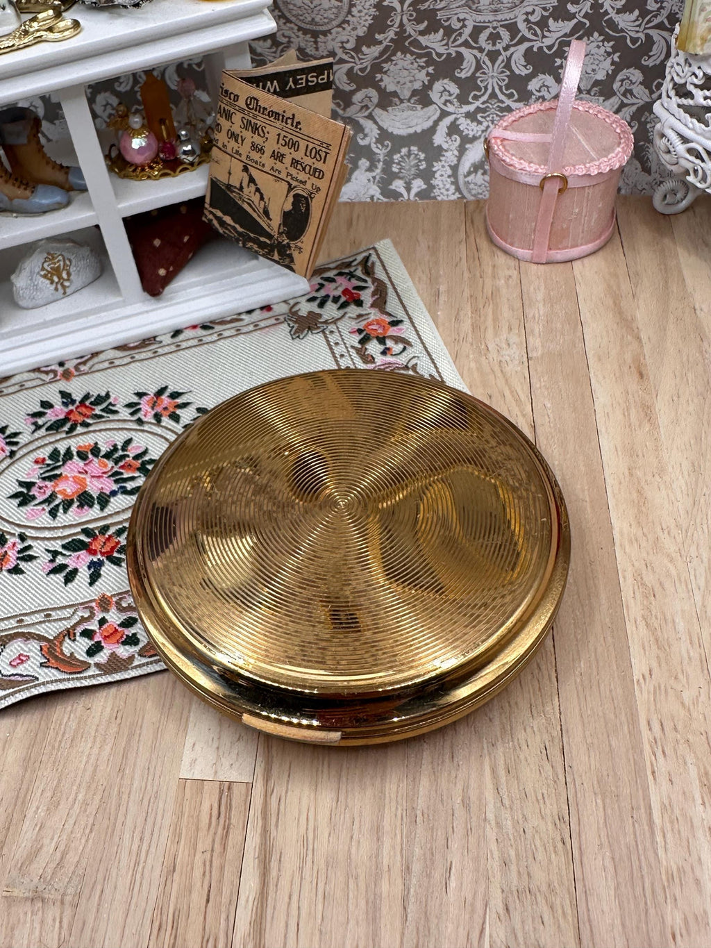 Vintage Stratton Baron Pas de Quatre Ballet Powder Compact – Markova Danilova Krassovska Riabouchinska 8cm