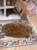 Vintage Stratton Lipview Lipstick Holder & Mirror – Gold Rose Design – 6cm
