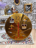 Rare 1953 Queen Elizabeth II Coronation Regalia Powder Compact 9cm