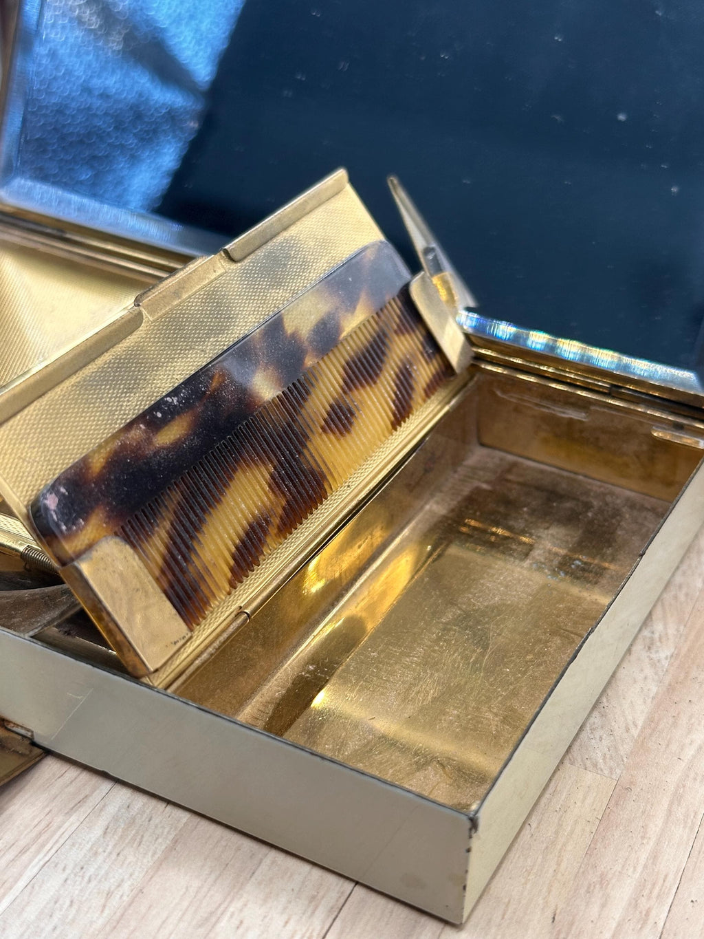 Vintage 1930s L.S. Mayer LSM ‘Elma’ Large Art Deco Minaudière Vanity Case