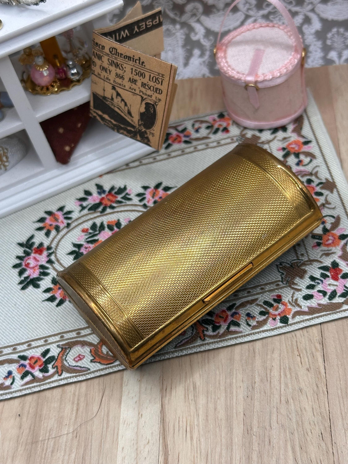 Vintage 1960s Kigu Dolphin 96 Barrel Cigarette Case Mallard Duck Reeds