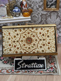 1950s Stratton "Indian Jewel" Clothes Brush - Vintage Enamel Floral Guilloché