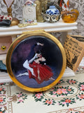 Vintage Stratton Giselle Ballerina Powder Compact with Puff & Sifter, 1970s