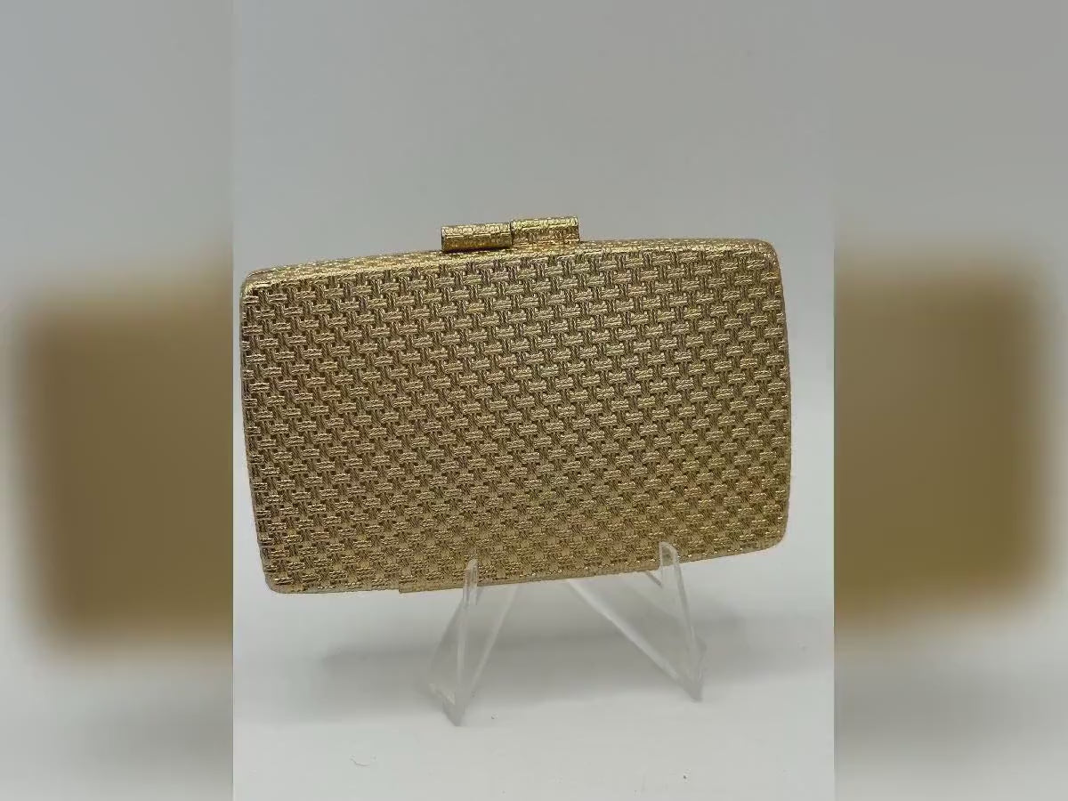 Vintage Lancôme Maquifinish Powder Compact – Gold Tone