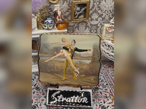 Baron Stratton musical powder compact ballet design Reuge Ste Croix Swedish rhapsody